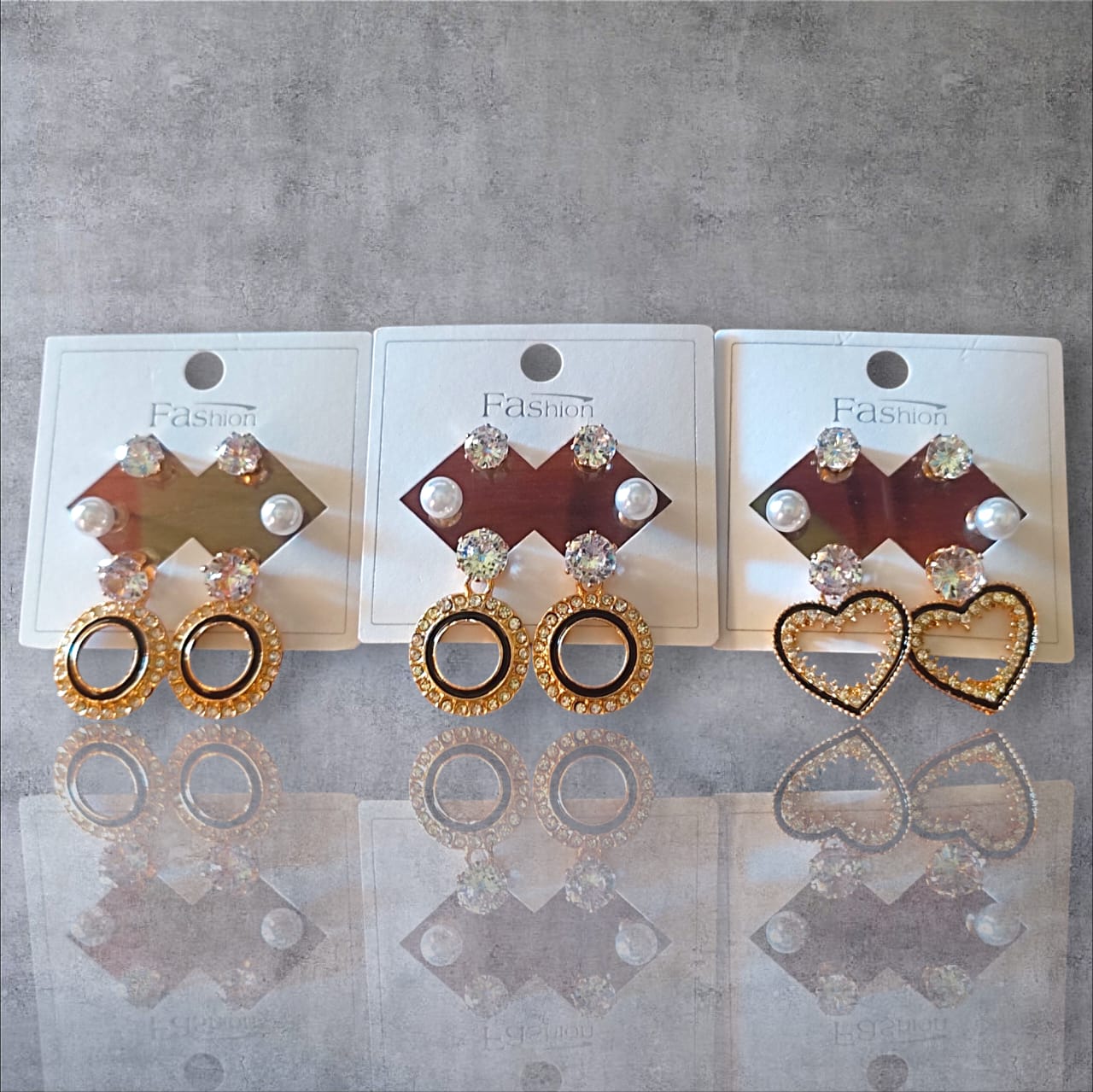 Elegant Crystal & Pearl Drop Earrings