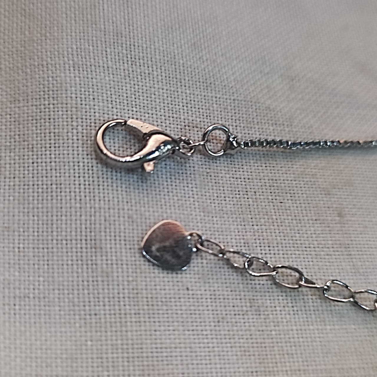 Elegant Silver-Plated Pendant Necklace with Marquise Red Stone & CZ Accents