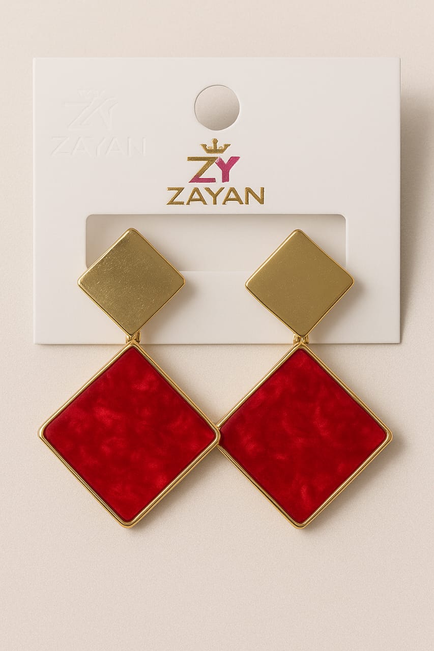Elegant  Geometric Drop Earrings