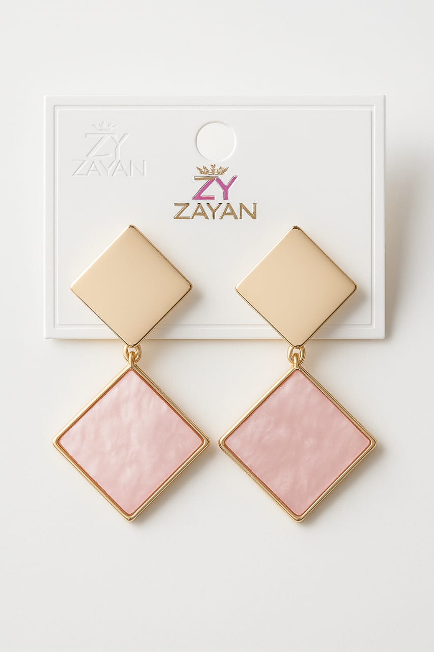 Elegant  Geometric Drop Earrings